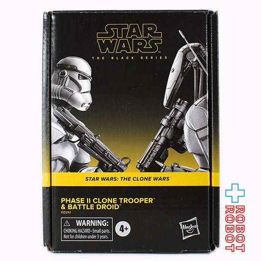 スター・ウォーズ ブラックシリーズ 限定 2024フェイズⅡ クローン・トルーパー & バトルドロイド [クローン・ウォーズ] 6インチ アクションフィギュア