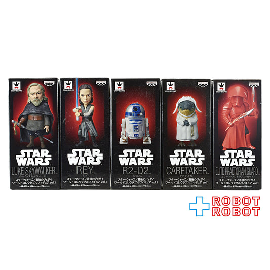バンプレスト スター・ウォーズ ワールドコレクタブルフィギュア 最後のジェダイ vol.1 5種セット 未開封