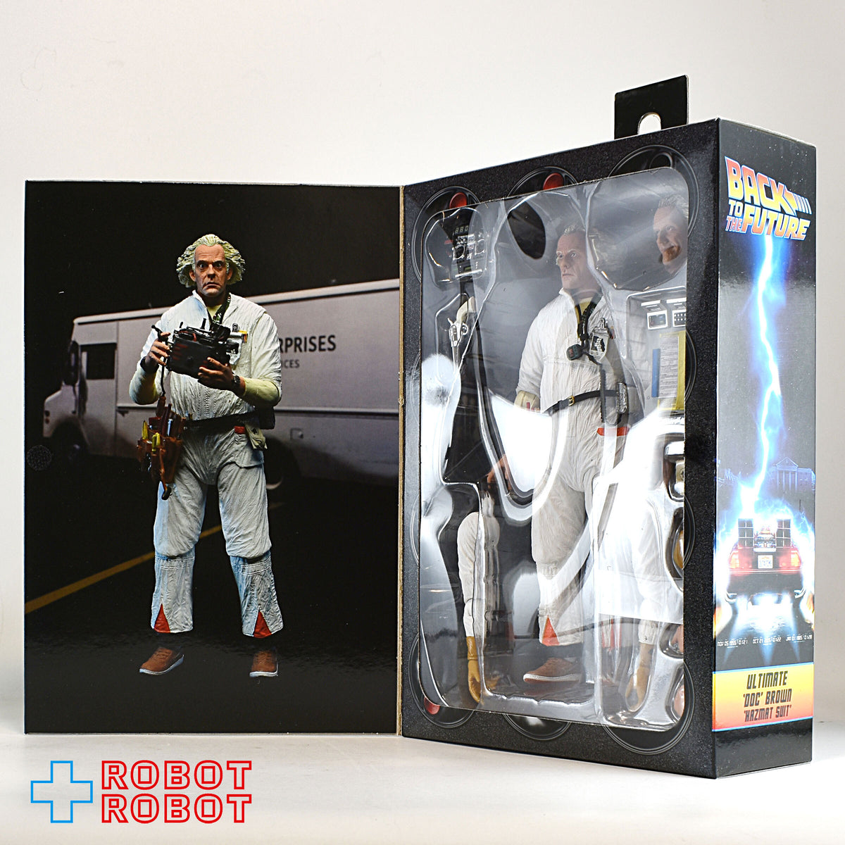 NECA バック・トゥ・ザ・フューチャー ドク エメット・ブラウン 1985 アルティメット 7インチ アクションフィギュア 未開封
