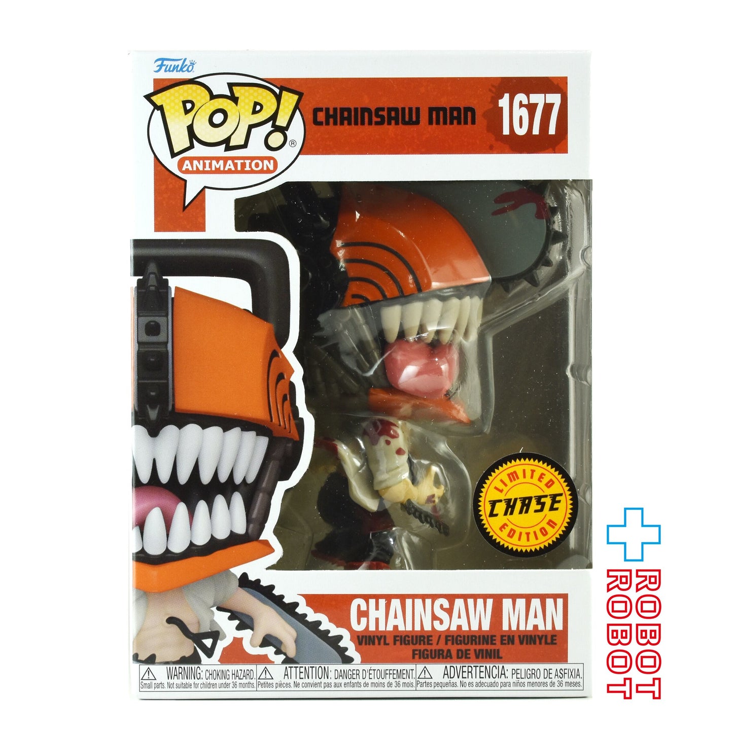 ⚫️ファンコ POP! アニメーション 1677 チェンソーマン / チェンソーマン チェイスVer. ビニールフィギュア 箱入
