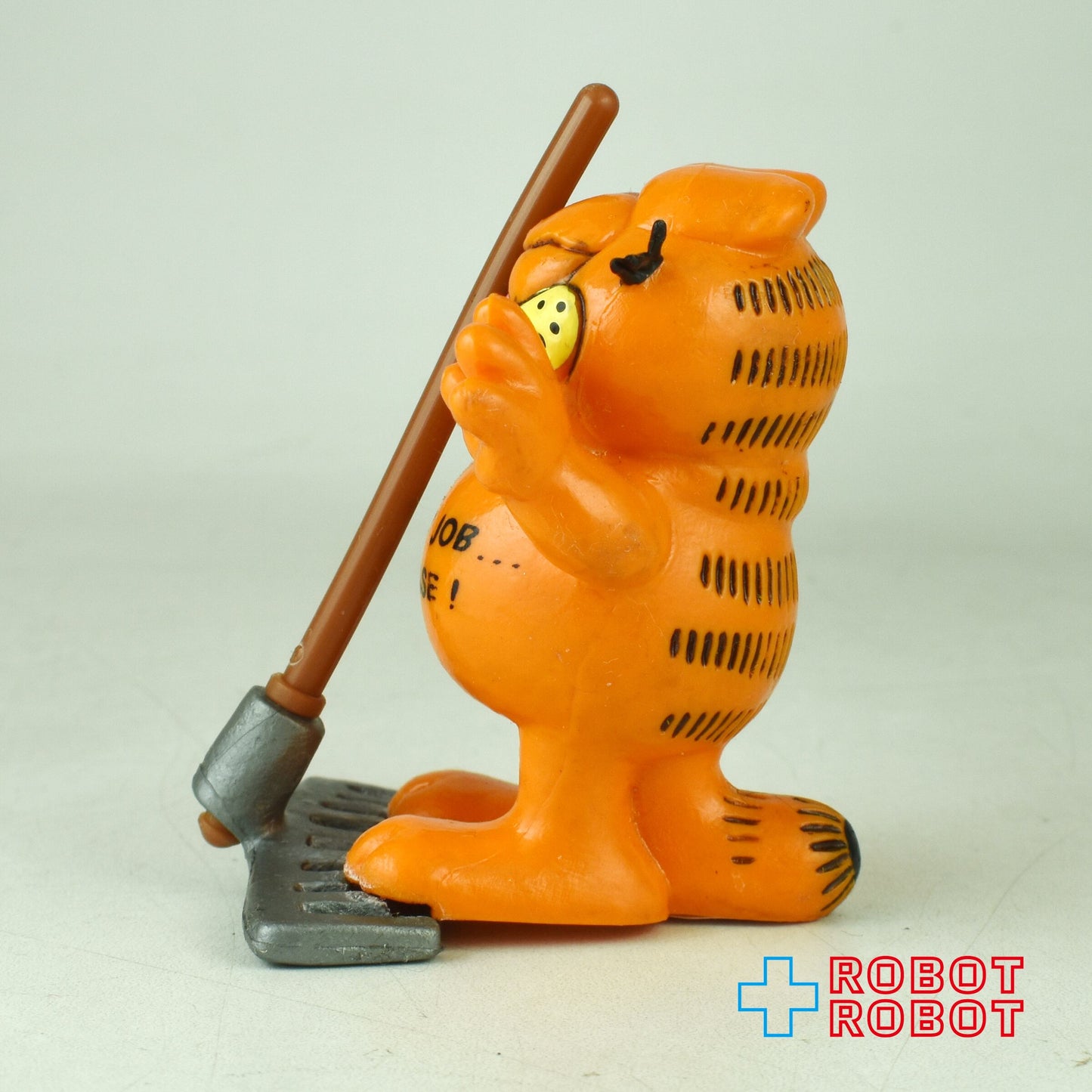 ブリー社 ガーフィールド PVCフィギュア w/ ほうき 仕事かわってくんない？ 西独