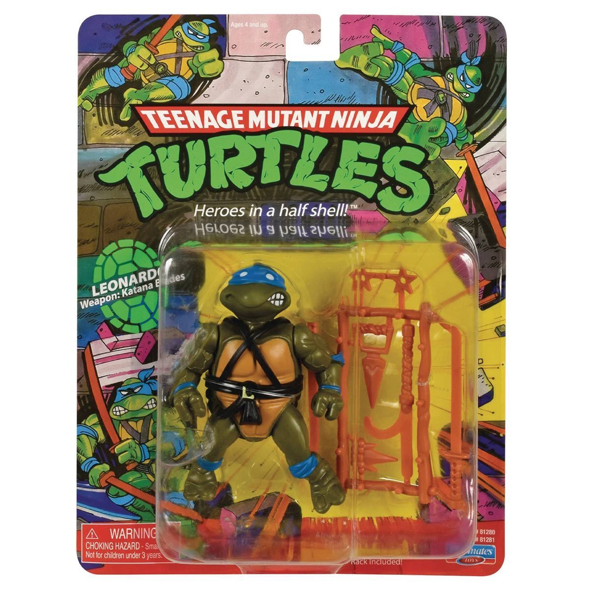 プレイメイツ タートルズ TMNT クラシック・レオナルド アクションフィギュア