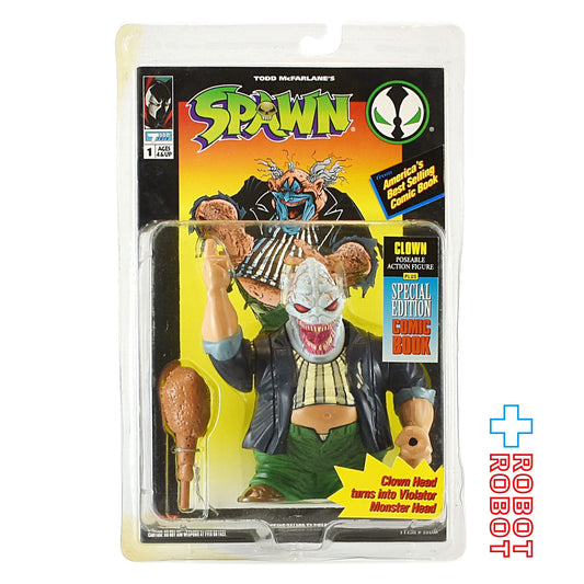 マクファーレン・トイズ シリーズ1 スポーン クラウン モンスターヘッド ポーザブル アクションフィギュア