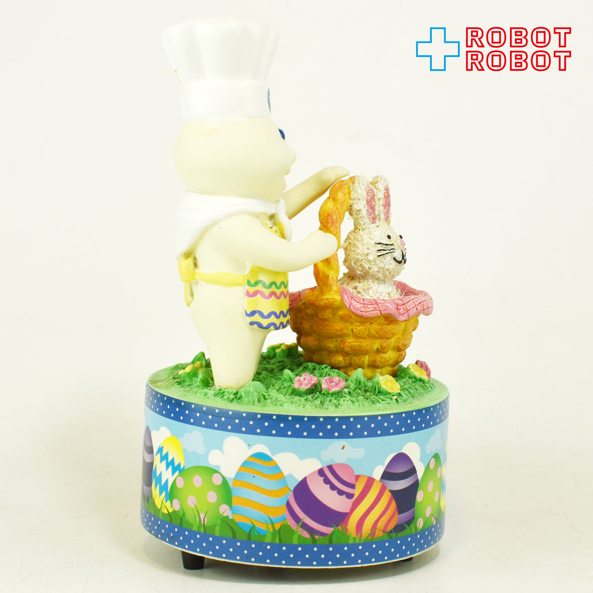 ピルズベリー ポッピンフレッシュ ドゥボーイ ハッピーイースター オルゴール フィギュアリン 2013 企業物