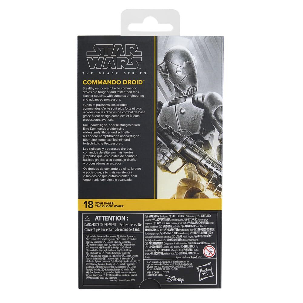 スター・ウォーズ ブラックシリーズ #CW18 コマンダー・ドロイド [クローン・ウォーズ] 6インチ アクションフィギュア 未開封