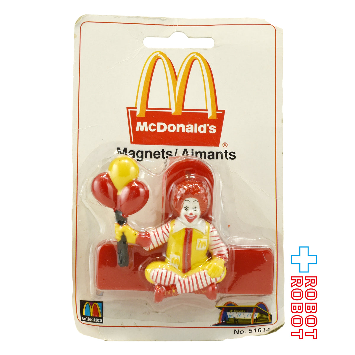 マクドナルドコレクション マグネット ロナルド クリップ 未開封 企業物