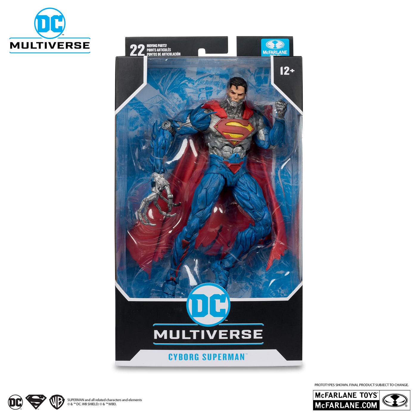 マクファーレン・トイズ DCマルチバース コミック The New 52 #277 サイボーグスーパーマン 7インチ アクションフィギュア 国内版 未開封