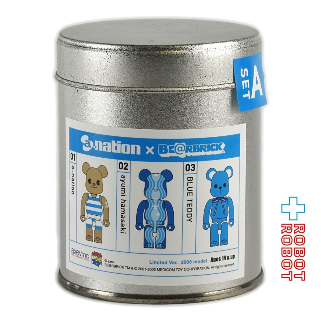 メディコム BE@RBRICK 100％ ベアブリック anation Aセット