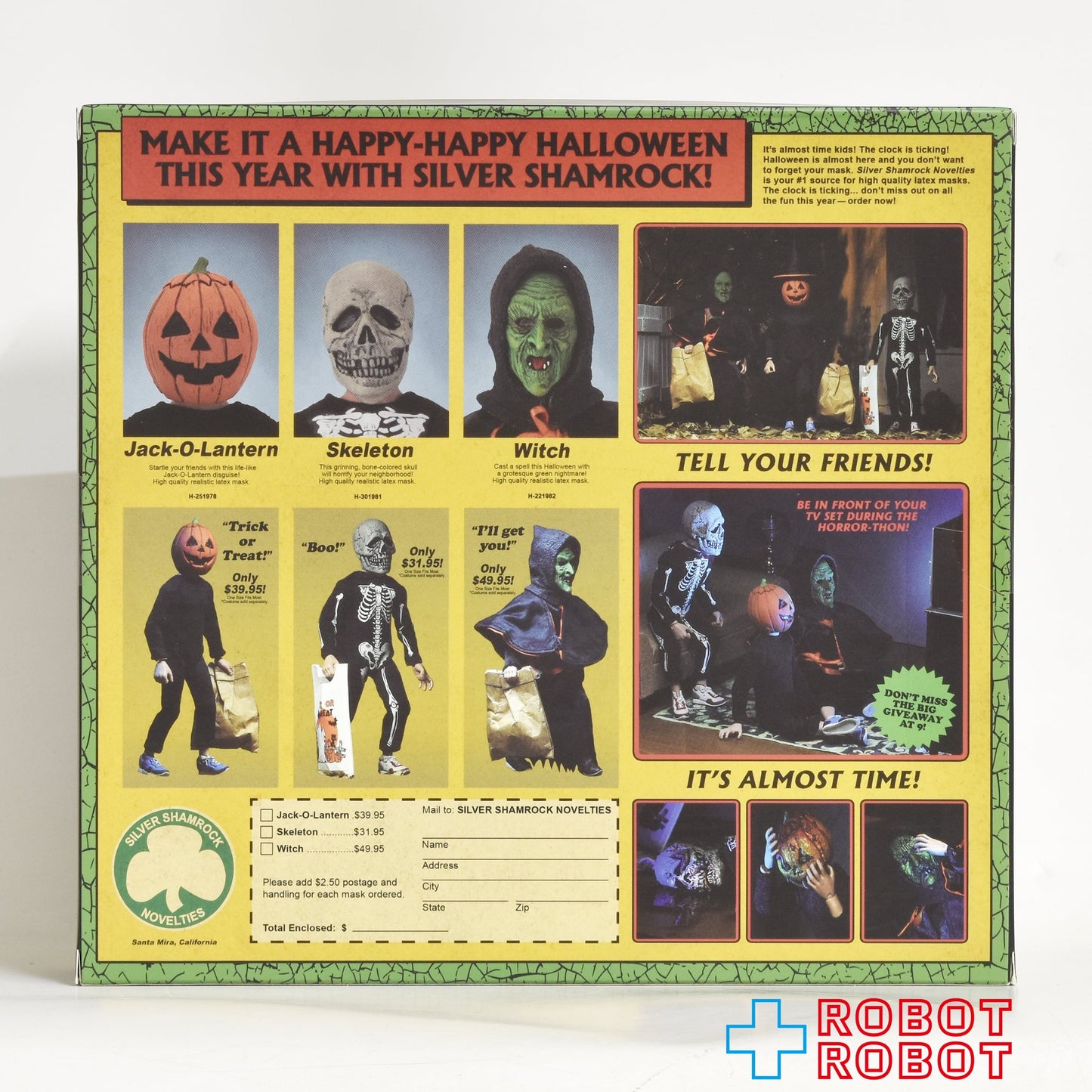 ネカ ハロウィン III ジャックオランタン & スケルトン & ウィッチ 8インチ 3パック アクションドール 未開封