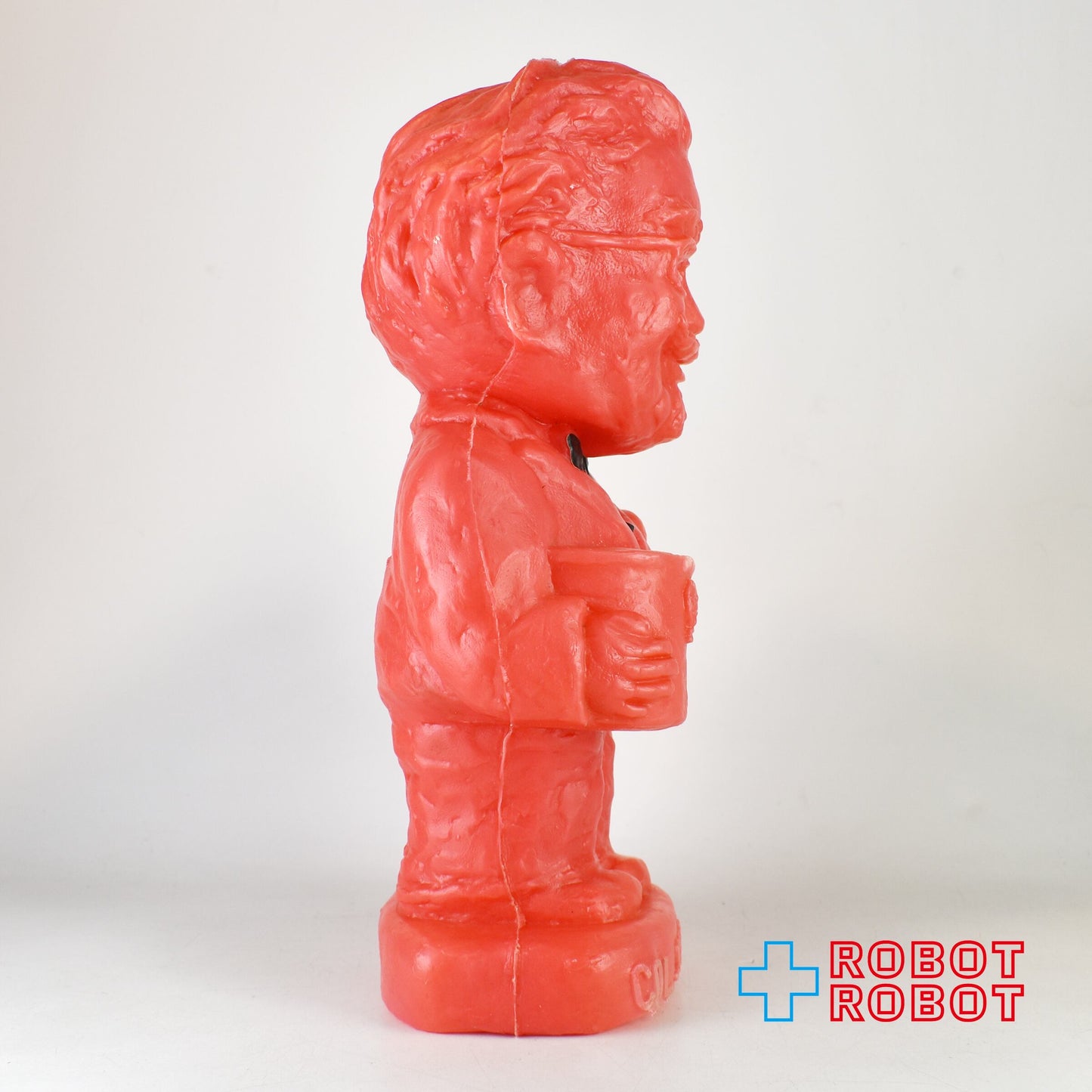 ケンタッキー・フライドチキン カーネル・サンダース プラスチック貯金箱 フィギュア レッド 1972 ※難有り