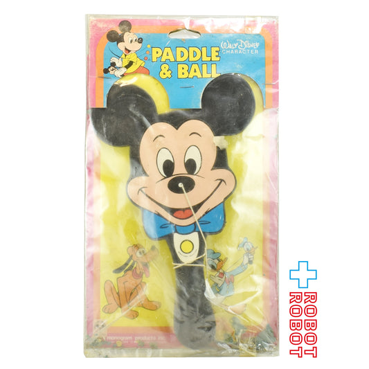 モノグラム社 ディズニー ミッキーマウス パドル＆ボール メイドイン香港 ※難あり