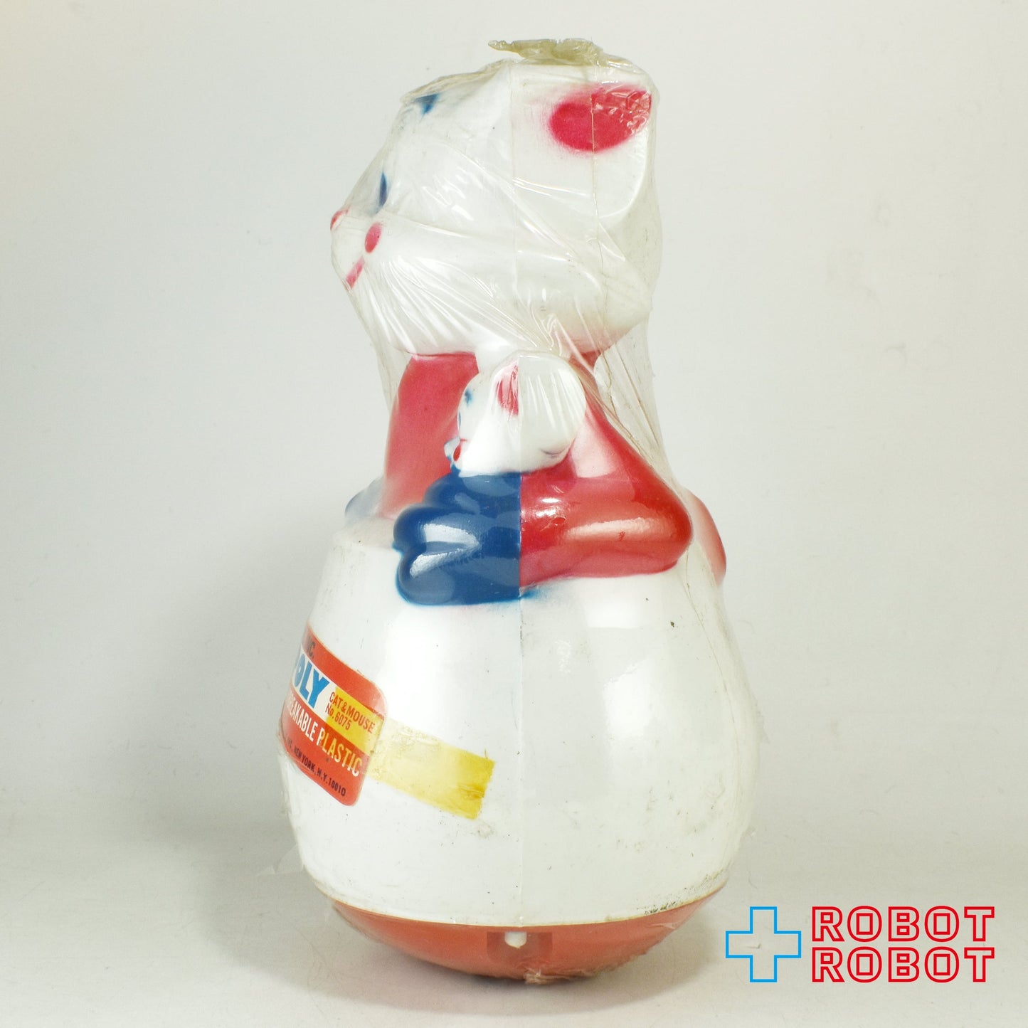 アーウィン・トイズ キャット&マウス ロリーポリー おきあがりこぼし シュリンク包装 1975