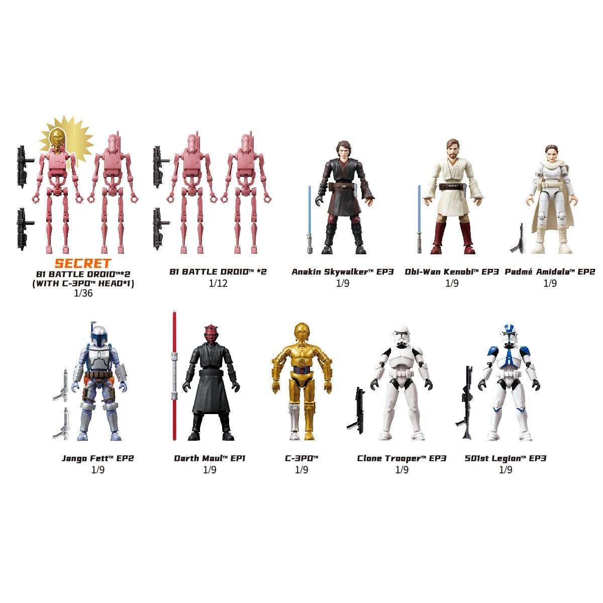 ブロッキーズ スター・ウォーズ チャンピオン・クラス ライト CCL02 エバーグリーン・ムービーシリーズ モデルキット 未開封