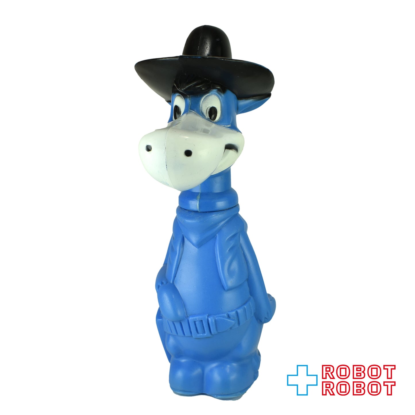 ピュレックス ハンナ・バーベラ マック(早射ちマック)  黒ハット 青ボディ  ソーキー バブルバスボトル フィギュア
