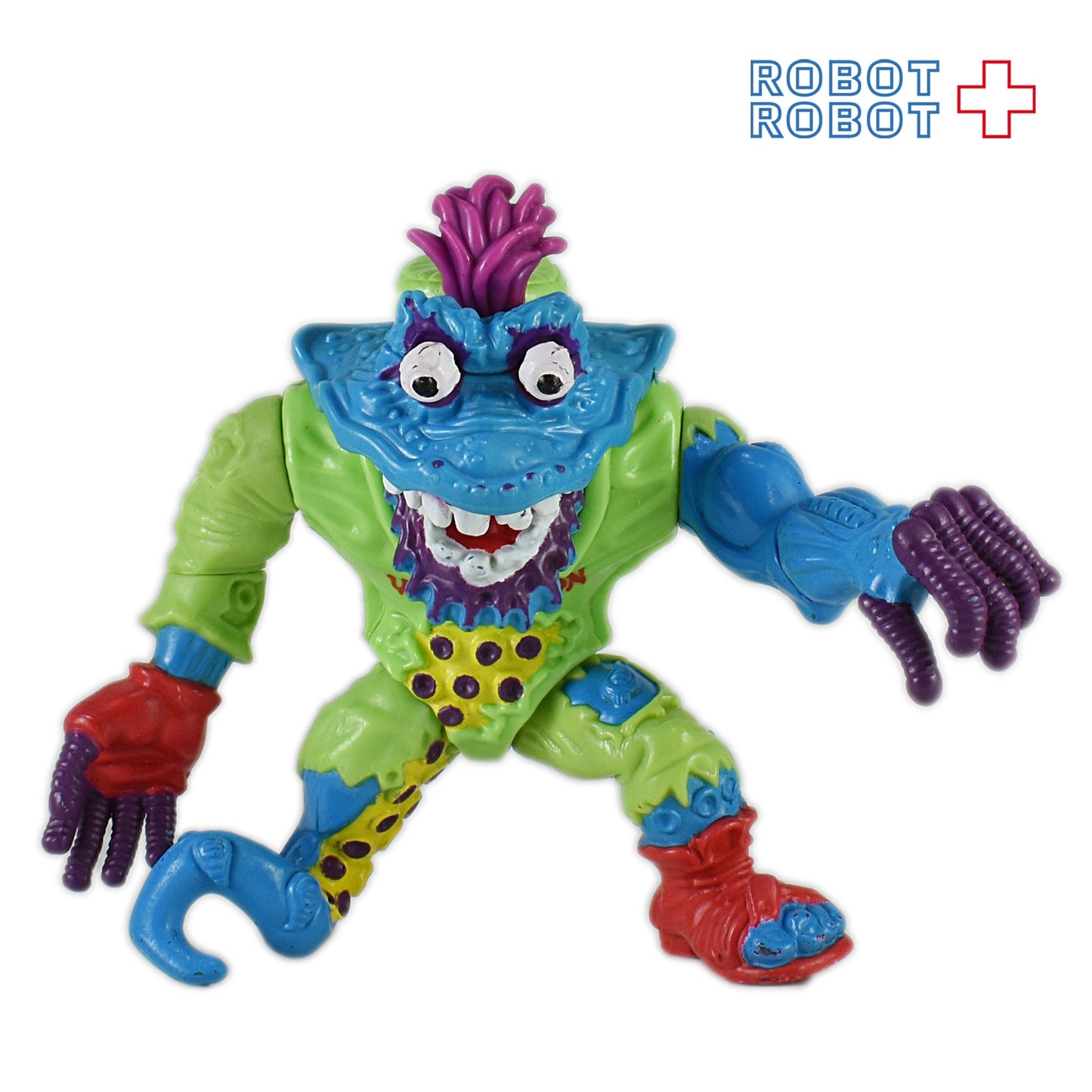 プレイメイツ ティーンエイジ・ミュータント・ニンジャ・タートルズ TMNT タートルズ ワーム 1991 アクションフィギュア ルース ※難有り