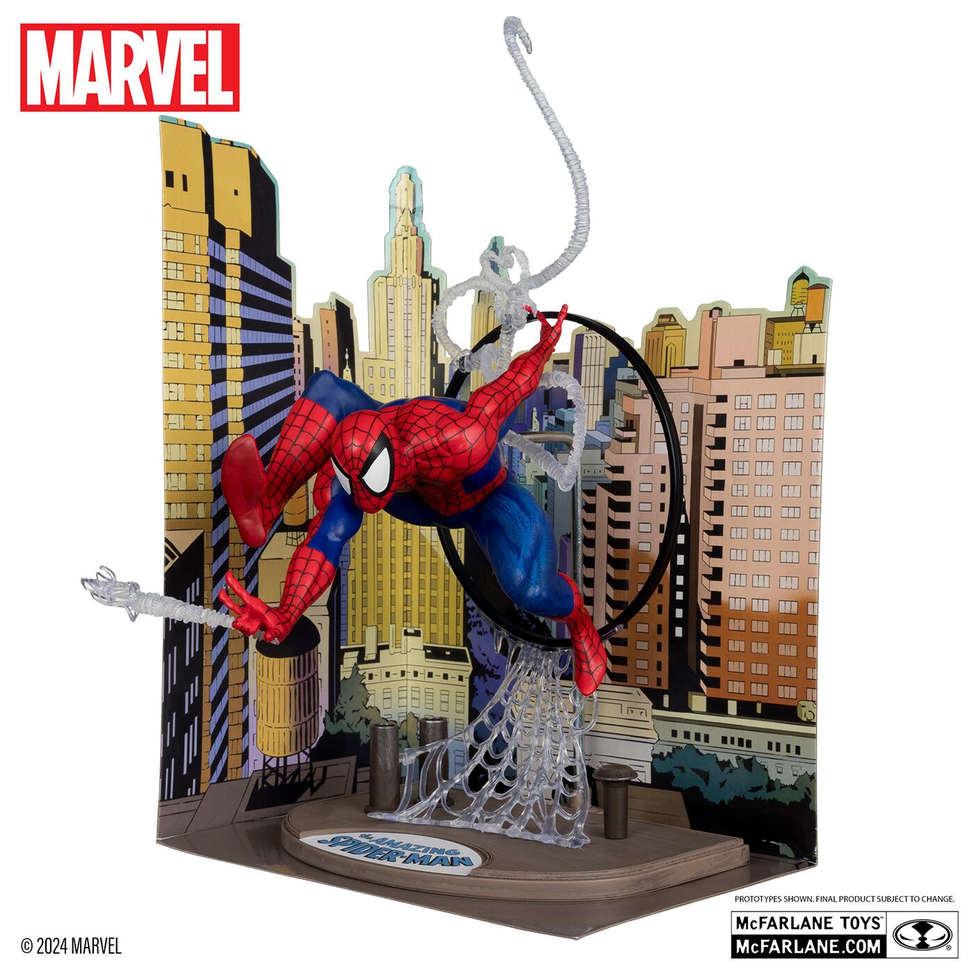 マクファーレン・トイズ マーベル シーン・フィギュア #001 スパイダーマン トッド・マクファーレン・トイズ アメイジング・スパイダーマン Vol.1 #301 1/6 スタチューフィギュア 未開封