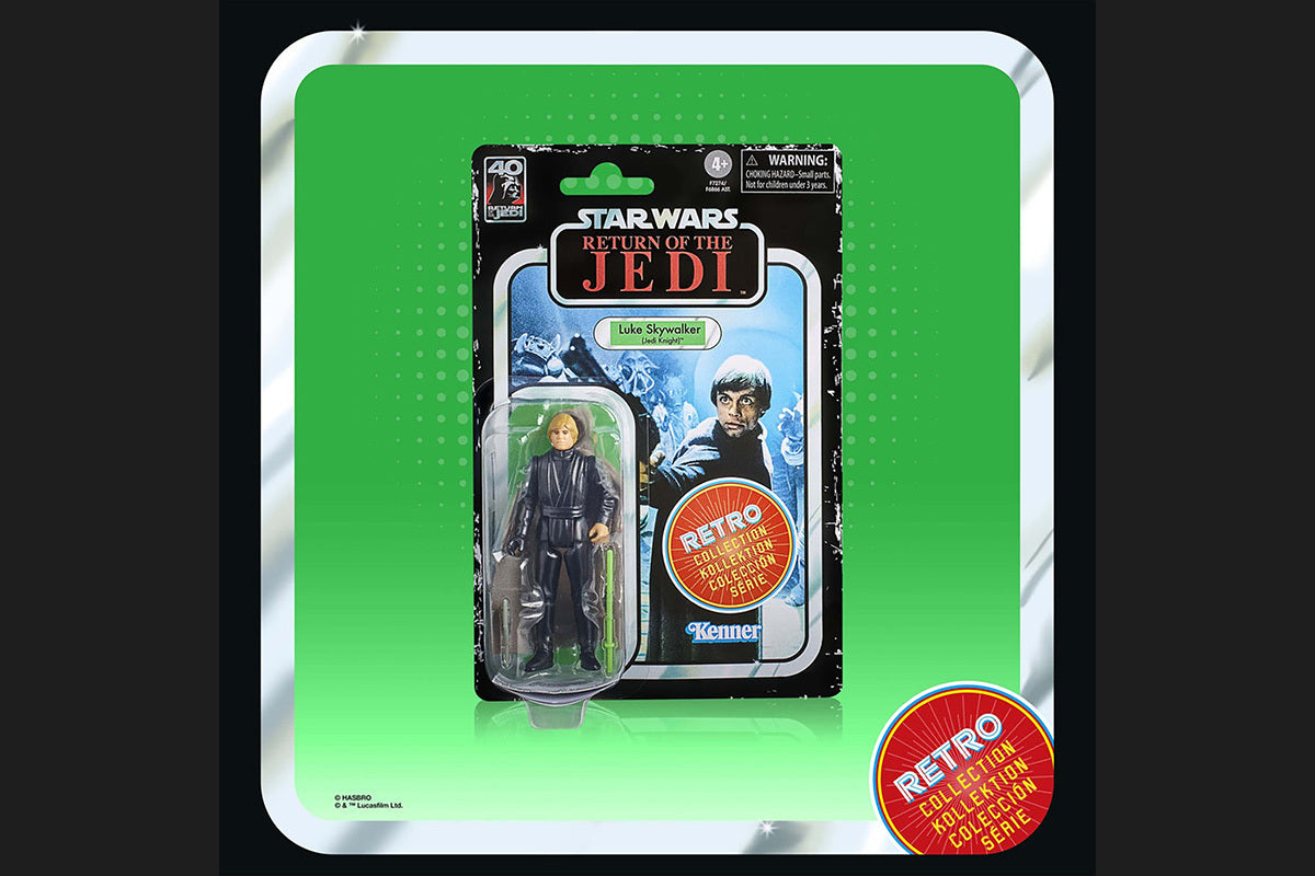 スター・ウォーズ レトロコレクション ルーク・スカイウォーカー ジェダイナイト [ROTJ] 3.75インチ アクションフィギュア 国内版 未開封