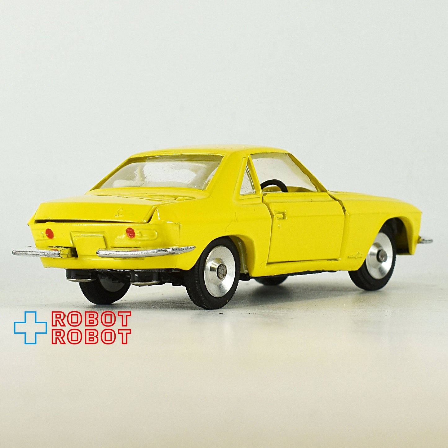 アサヒ玩具 モデルペット No.32 ニッサンシルビア 黄色 白シート 1/40 ダイキャスト ミニカー 箱入