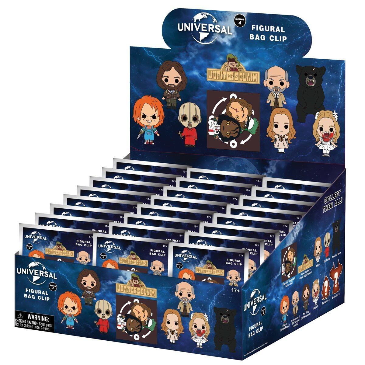 モノグラム フィギュラル バッグ クリップ ユニバーサルホラー シリーズ4 1パック 未開封