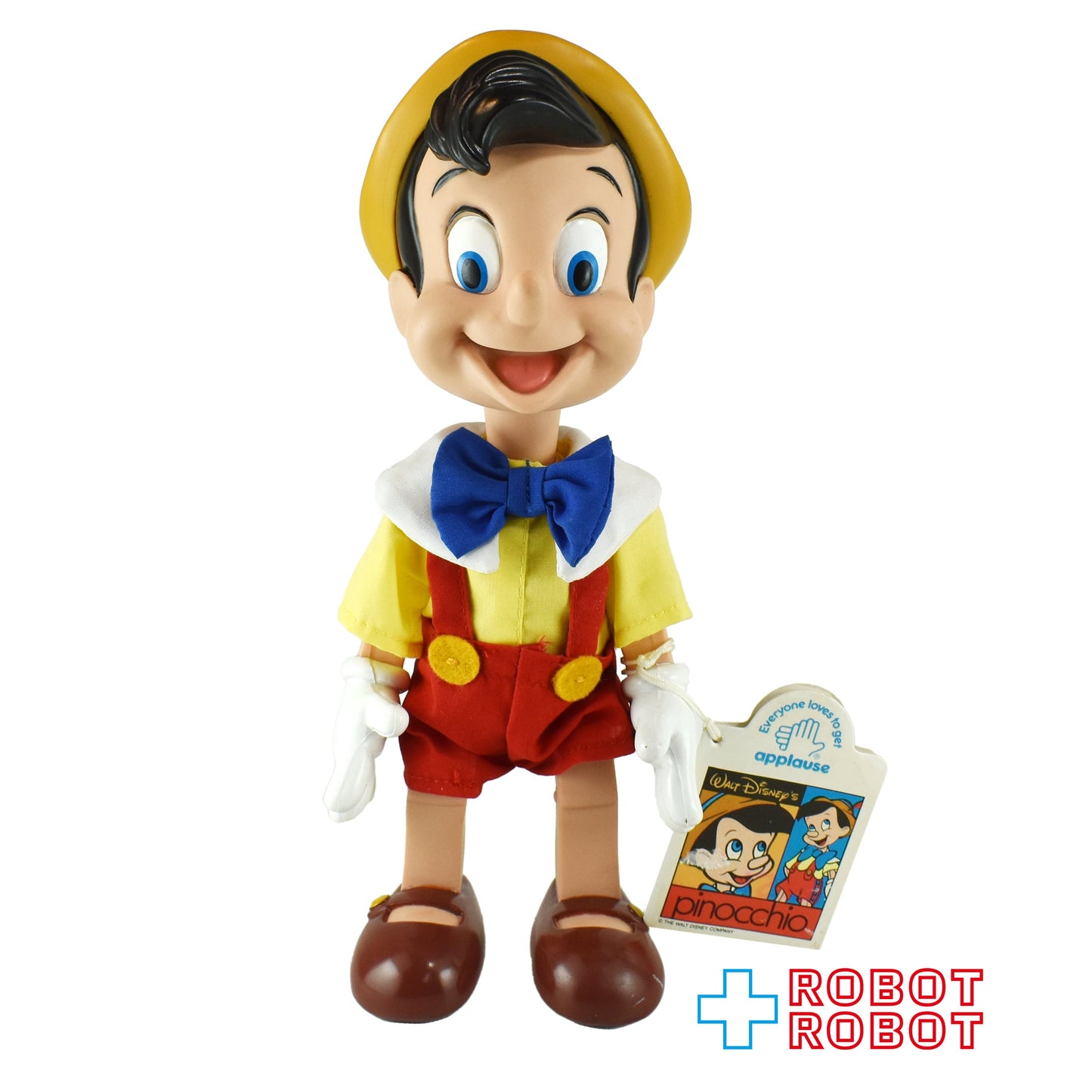 アプローズ ディズニー ピノキオ 布服ソフビドール 人形 紙タグ付き