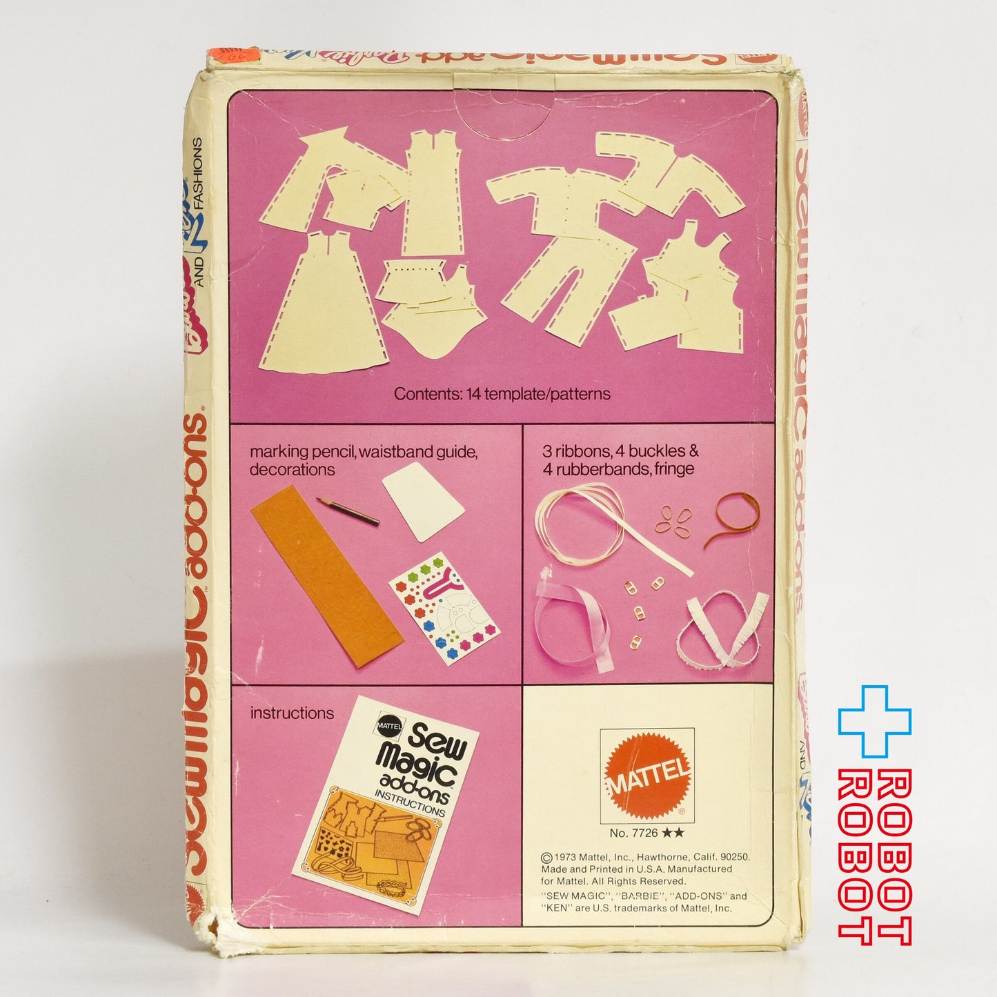 マテル バービー＆ケン ソーマジック ファッション アドオン パターン＆アクセサリー 未開封 1973