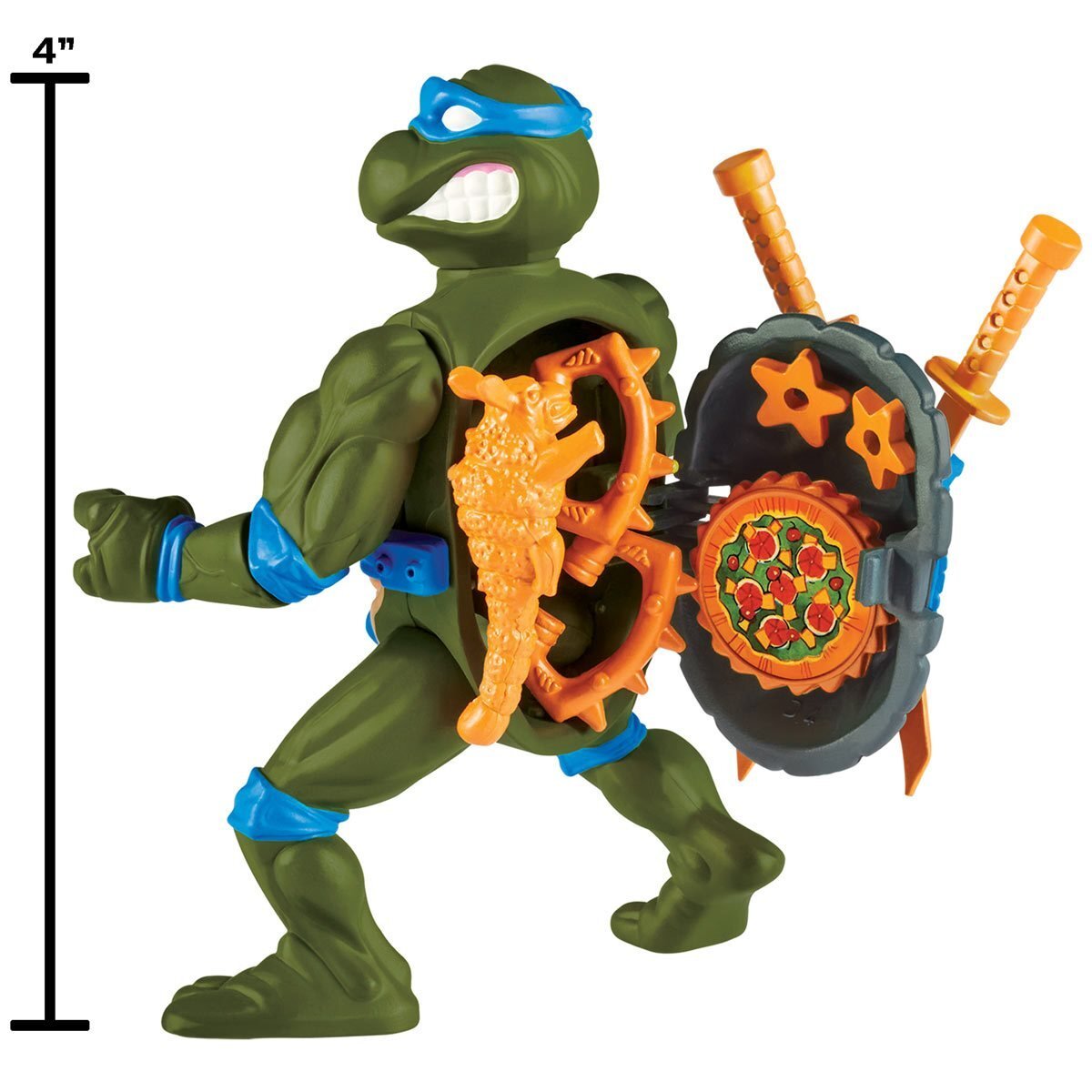 プレイメイツ タートルズ TMNT クラシック ストレージシェル レオナルド アクションフィギュア 未開封