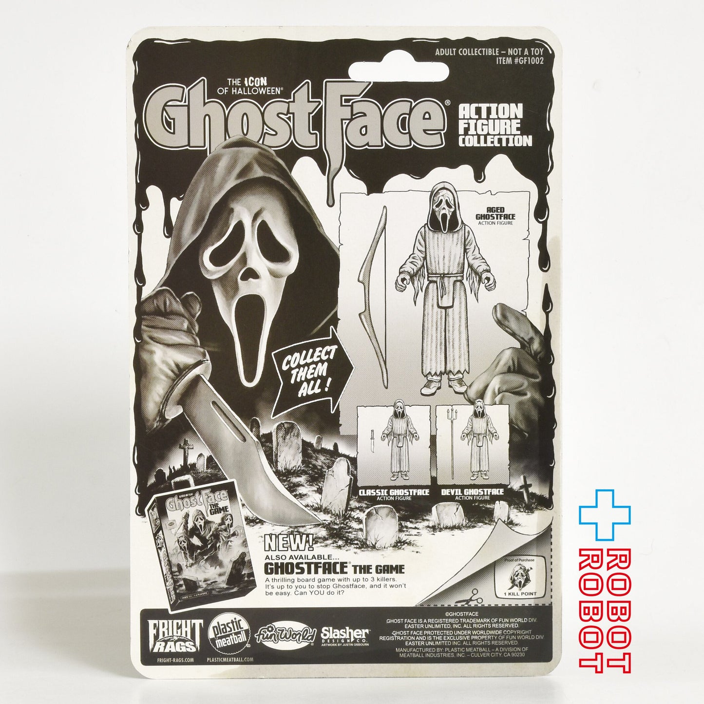 Fright-Rags フライトラグス エイジド・ゴーストフェイス 3.75インチ アクションフィギュア 未開封