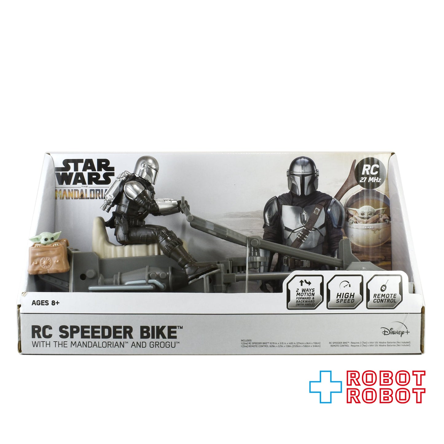 ディズニーストア スター・ウォーズ マンダロリアン RCスピーダーバイク マンダロリアン & グローグー 未開封