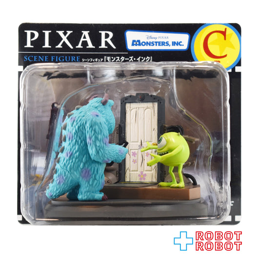ピクサー Happyくじ C賞 モンスターズ・インク サリー & マイク シーン・フィギュア 開封箱入