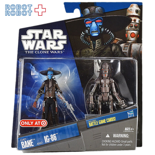 スター・ウォーズ CW2010 キャド・ベイン & IG-86 クローン・ウォーズ 3.75インチ アクションフィギュア US版 未開封