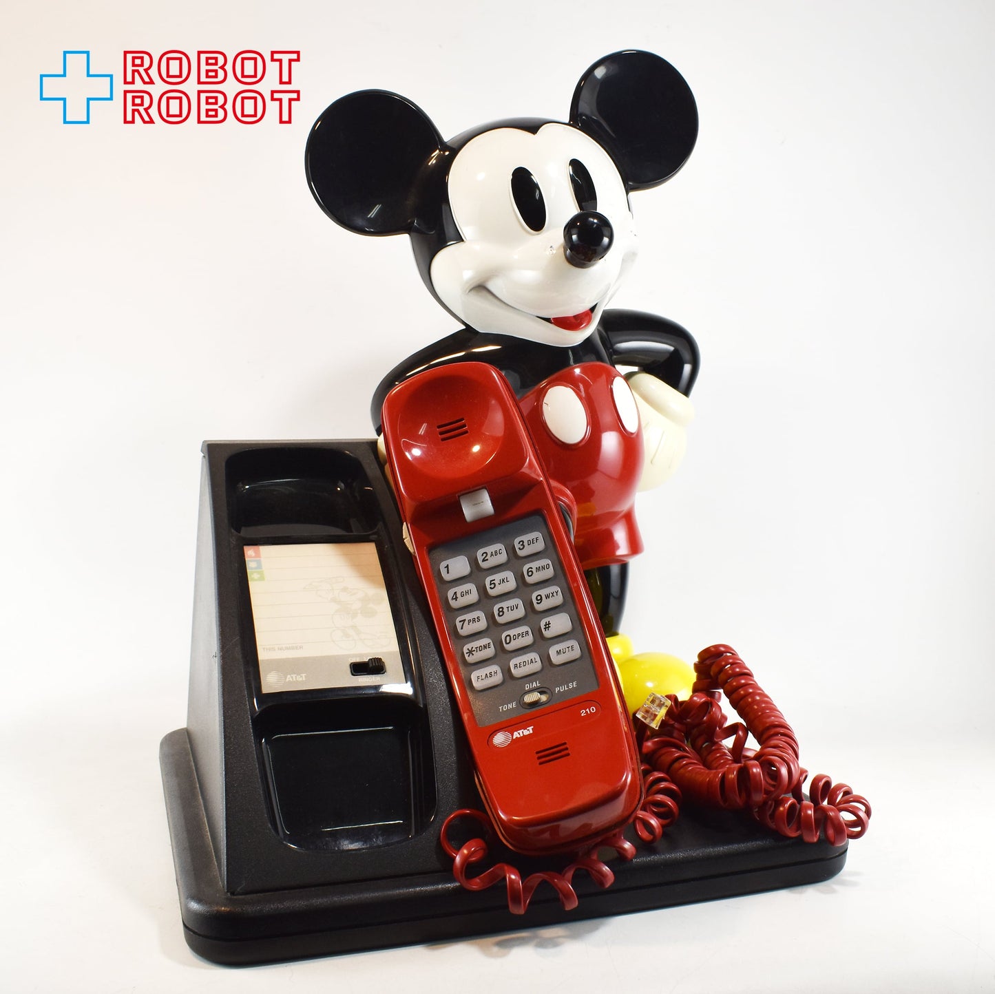 エーティー&ティー ディズニー ミッキーマウス 固定電話 1990 開封 箱付き