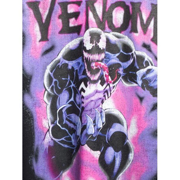 Tシャツ マーベル ヴェノム パープル スモーク ブラック Tシャツ マーベル ヴェノム パープル スモーク ブラック