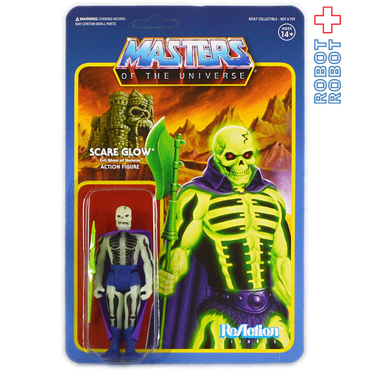 スーパー7 マスターズオブユニバース MOTU スケアグロウ 3.75インチ アクションフィギュア 未開封
