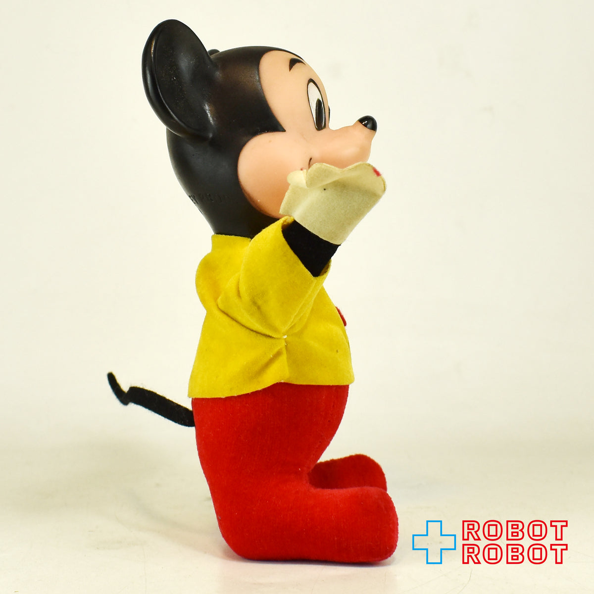 ディズニー ミッキーマウス おがくずぬいぐるみ人形 メイドインジャパン