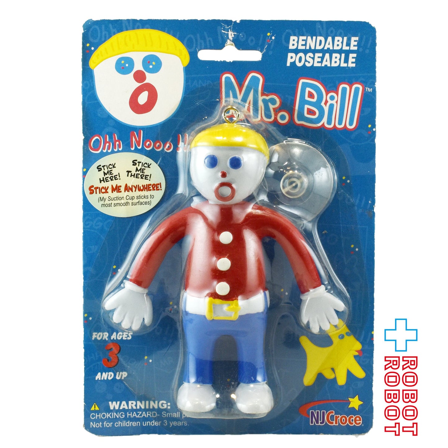 NJクローチェ Mr.Bill 吸盤付き ベンダブルフィギュア 未開封