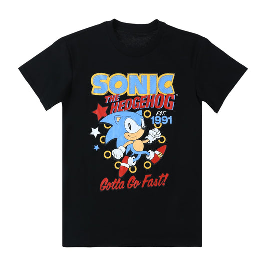 ソニック・ザ・ヘッジホッグ Gotta Go Fast! グラフィック Tシャツ XLサイズ