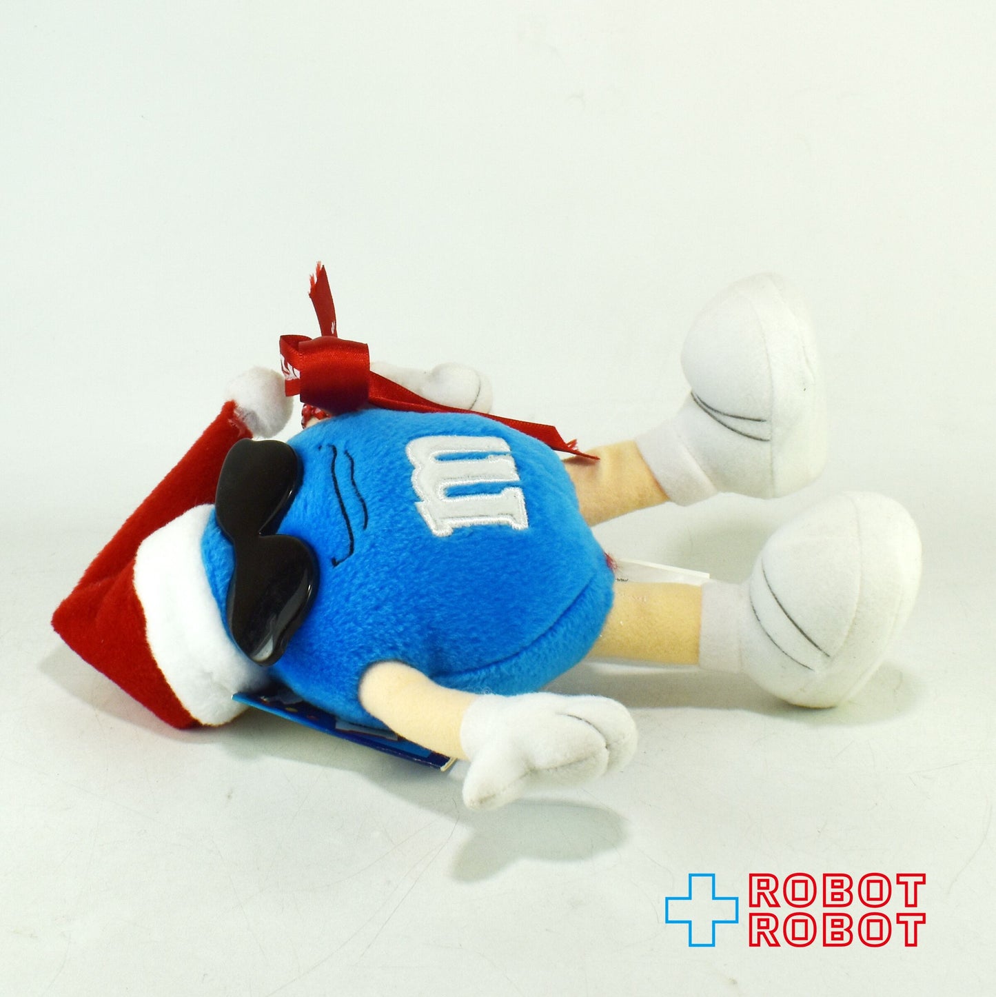 M&M's クリスマス ブルー エムアンドエムズ ぬいぐるみ人形 紙タグ付き