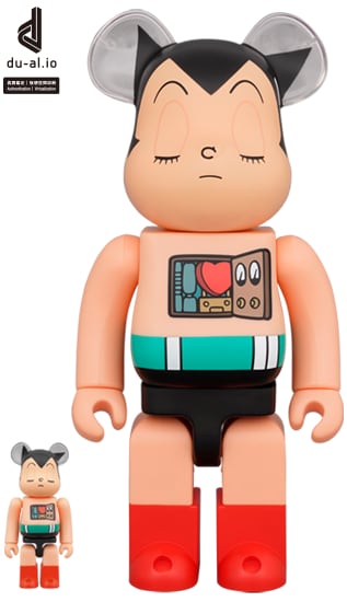 メディコム BE@RBRICK ベアブリック 100% & 400% 鉄腕アトム スリーピング Ver 未開封 ♦︎４号店商品