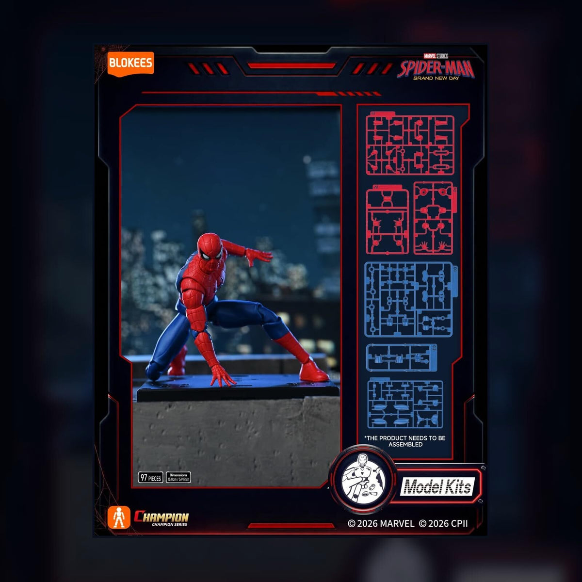 ブロッキーズ マーベル スパイダーマン・ブランドニューデイ チャンピオンクラス モデルキット 未開封
