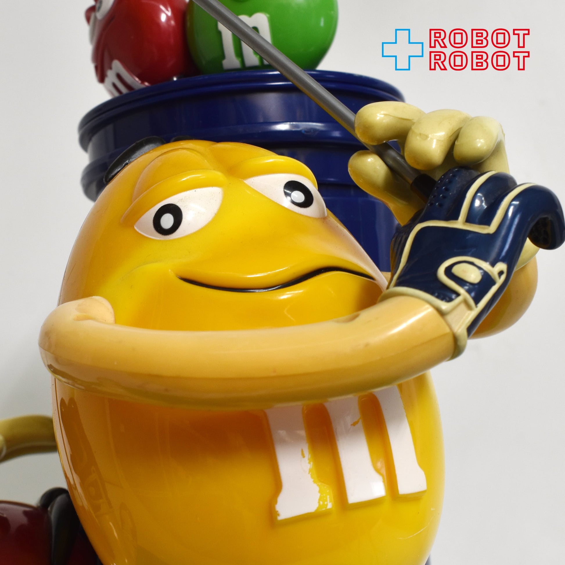 M&M's レッド＆イエロー ゴルフ マリガン・ヴィル ディスペンサー 限定版カラー ※難あり - ROBOTROBOT