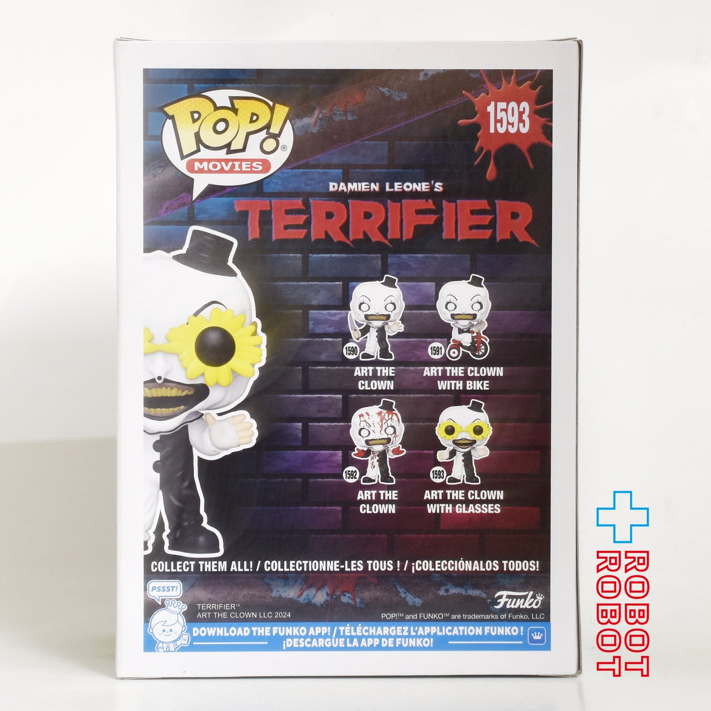 ファンコ POP!  ムービー 1593 テリファー アート・ザ・クラウン w/ サングラス 限定 ビニールフィギュア 箱入未開封