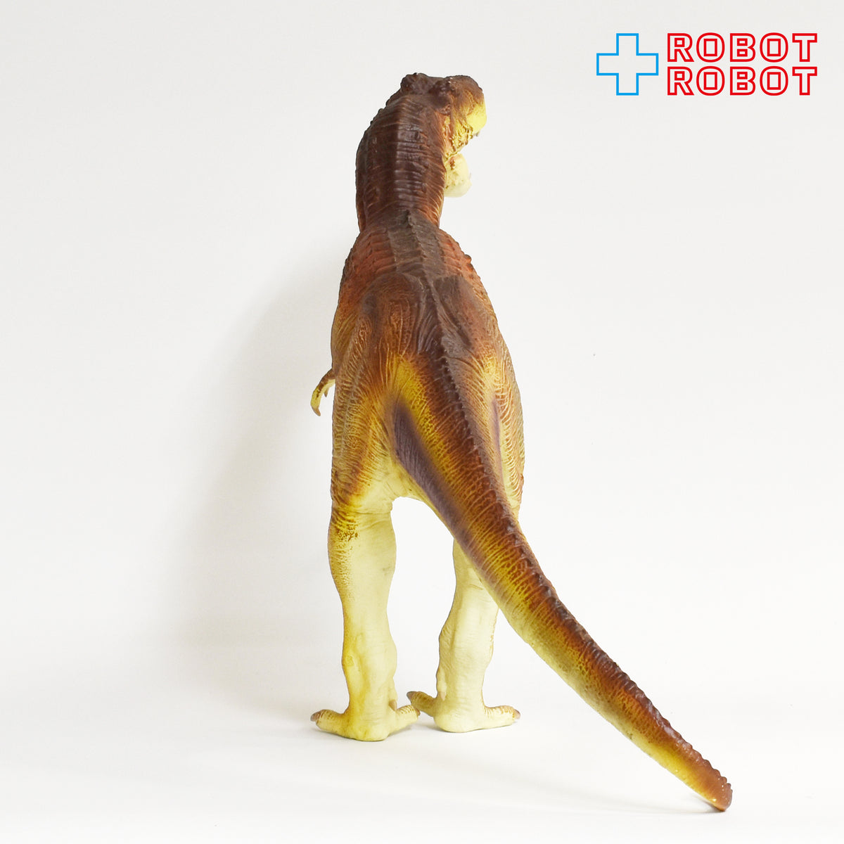 海洋堂 ダイノテイルズコレクション 1/20スケール ティラノサウルス (ブラウンカラー) ソフビフィギュア