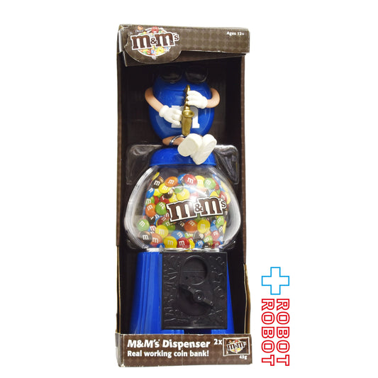 M&M's ディスペンサー リアル・ワーキング コインバンク 青 未開封