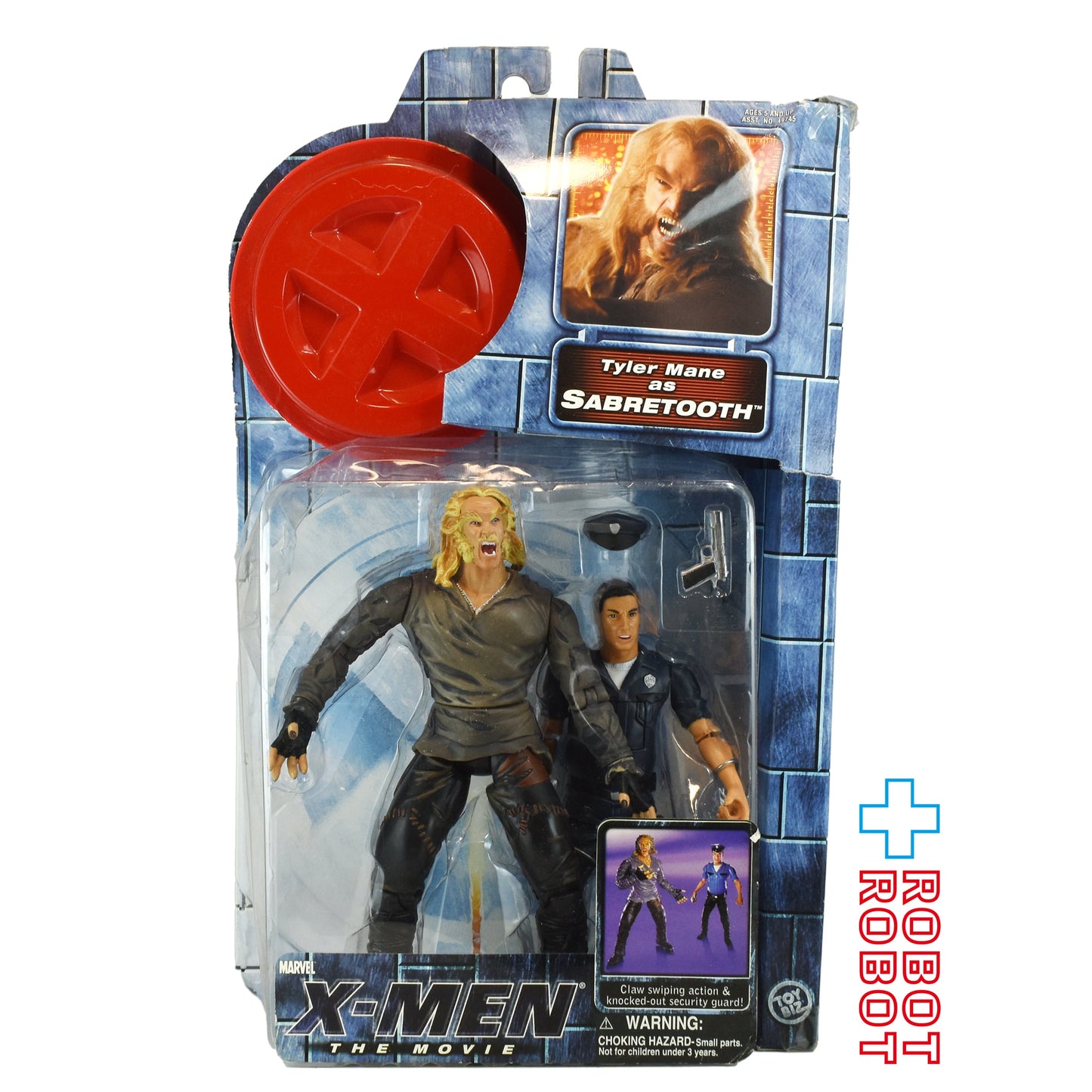 トイビズ X-メン ザ・ムービー セイバートゥース (タイラー・メイン) アクションフィギュア 未開封