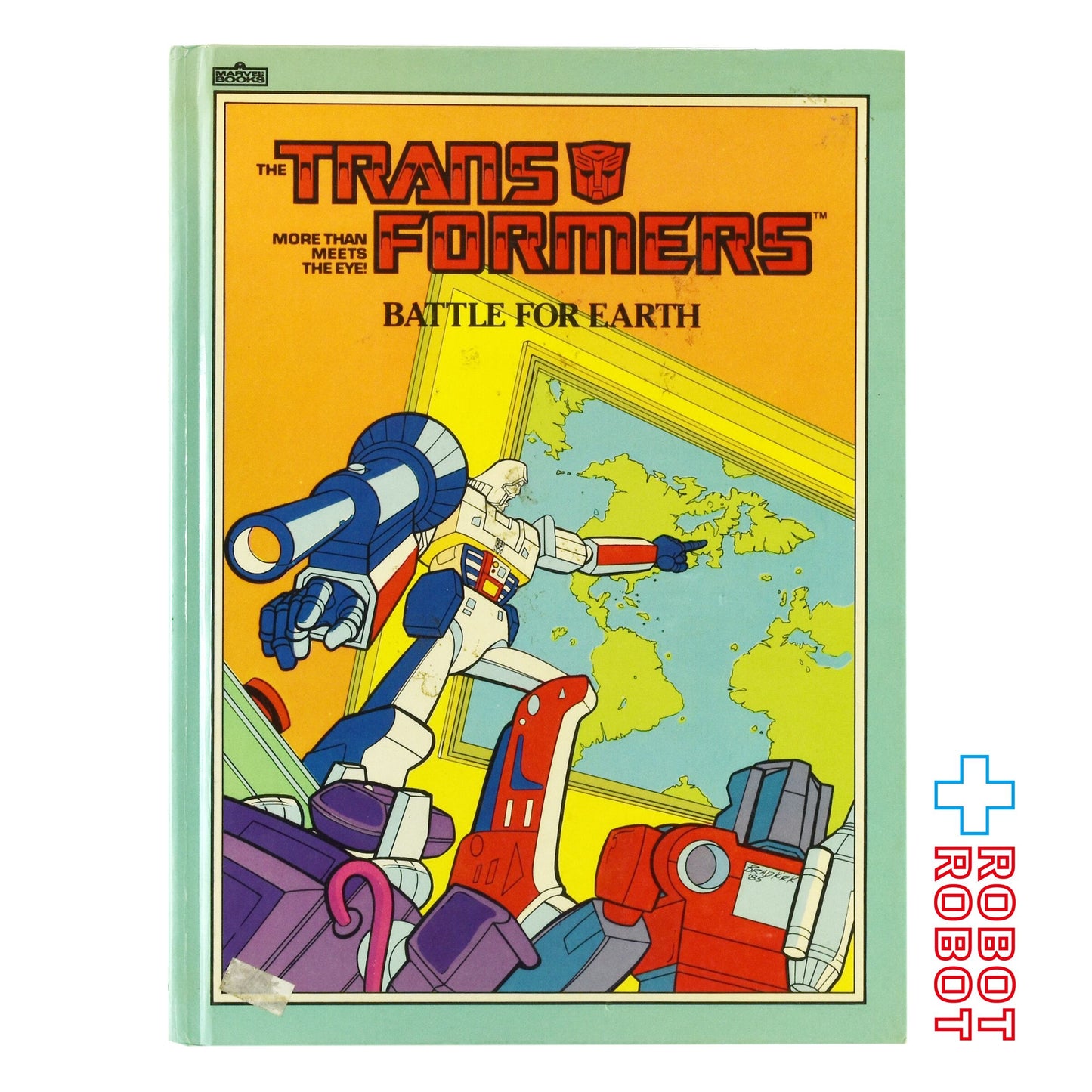 ⚫️マーベルブックス社 トランスフォーマー " バトル・フォー・アース "絵本 1985１号店商品