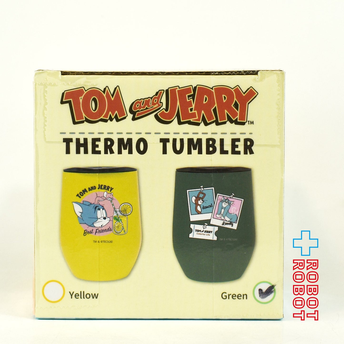 ピーナッツ・クラブ トムとジェリー サーモタンブラー グリーン 箱入