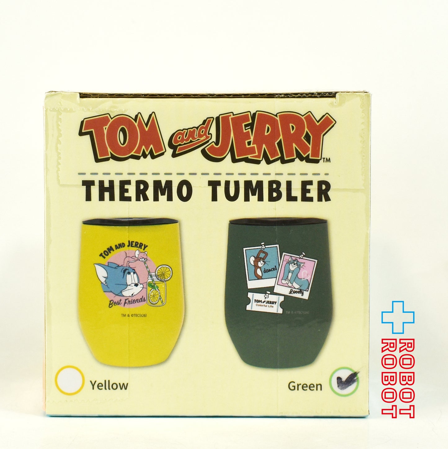 ピーナッツ・クラブ トムとジェリー サーモタンブラー グリーン 箱入