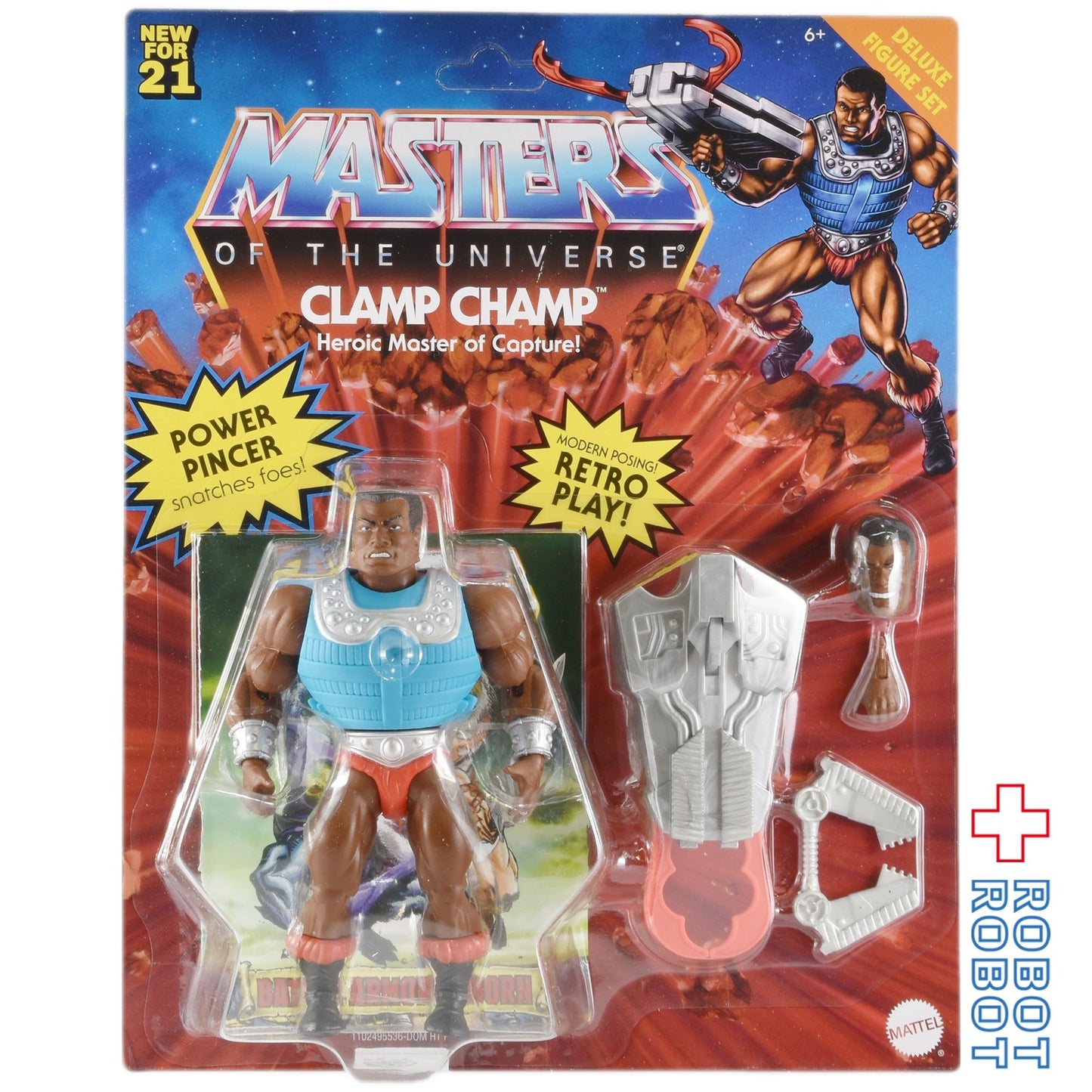 マテル MOTU マスターズ・オブ・ザ・ユニバース オリジンズ 5.5インチ クランプ チャンプ アクションフィギュア 未開封