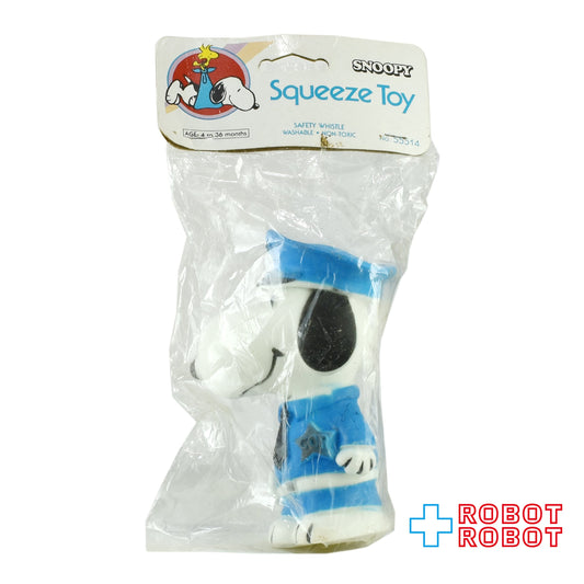 ピーナッツ スヌーピー おまわりさん ポリス スクイーク ラバードール 1980's ダナラ社 袋入未開封