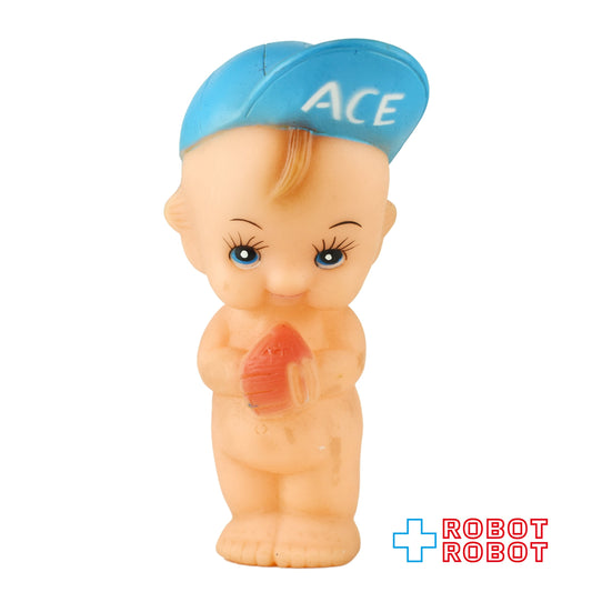 赤ちゃん男の子 野球選手 エース  スクイークドール 1970
